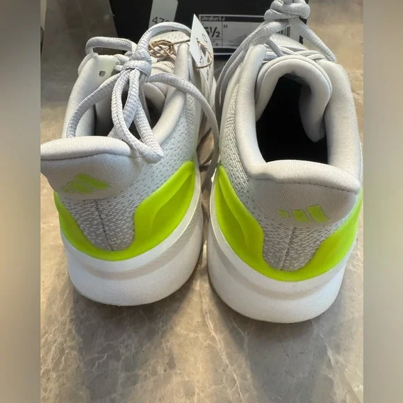 Adidas Ultrarun 5 J 'White Lucid Lemon 5.5 - Picture 4 of 9